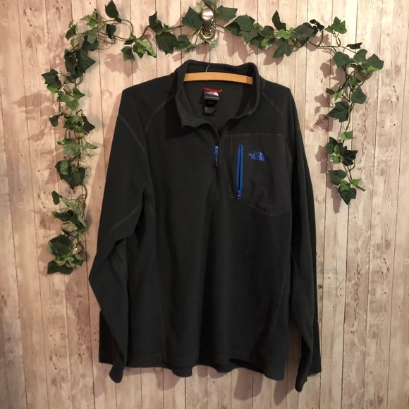 The North Face Other - Men's The North Face Gray & Blue Fleece Jacket XL